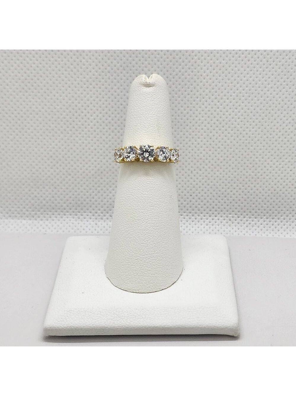 Brand New Sterling Silver 925 5 Gemstones Ring